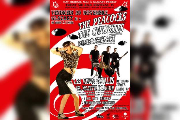 Treat me bad festival, Washington Dead Cats, Glazart, Paris, Concerts