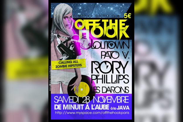 Off The Hook, Java, Lolitown, Rory Phillips, Soirée, Paris