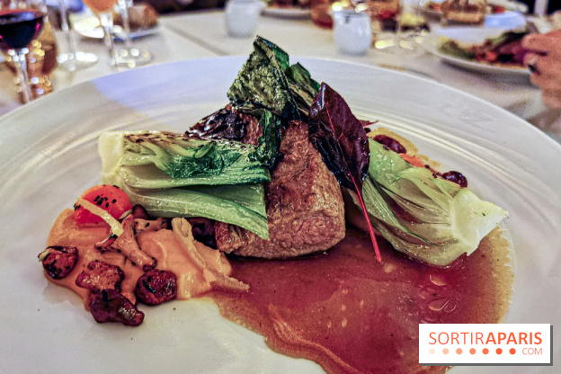 Le menu Traviata à l'Hôtel Le Meurice