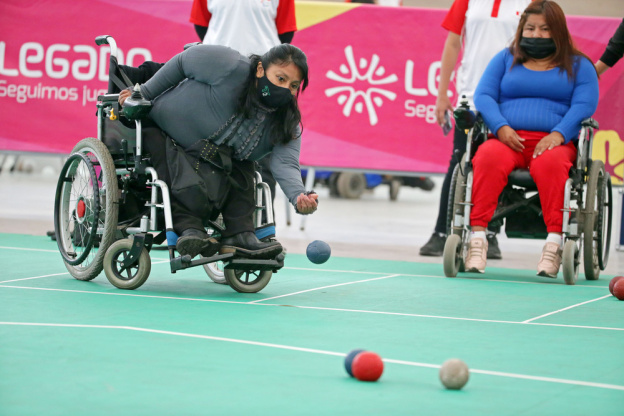 Control de Boccia de la ANPP en el Velódromo de la Videna.