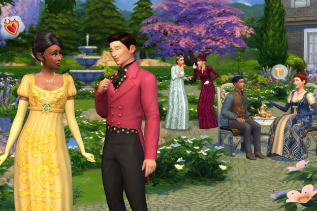 Le bal masqué de Lady Bridgerton : deux nouveaux kits pour les Sims 4