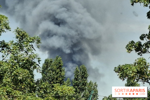 Un incendie important dans une zone industrielle de Bobigny, évitez le secteur