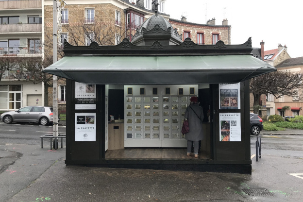 JCDecaux recycle le kiosque de presse vide de Meudon en point de vente de légumes
