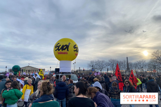 Réforme des retraites manifestation Concorde