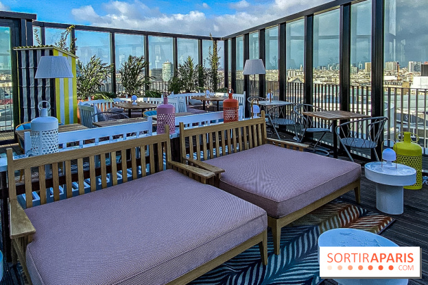 L’Hôtel Mama Shelter Paris West, terrasse