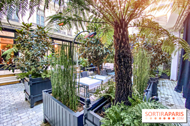 La terrasse d'hiver des Jardins du Faubourg