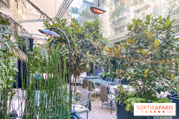 La terrasse d'hiver des Jardins du Faubourg