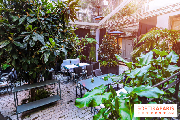 La terrasse d'hiver des Jardins du Faubourg