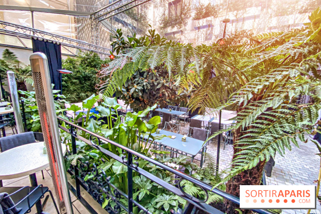La terrasse d'hiver des Jardins du Faubourg