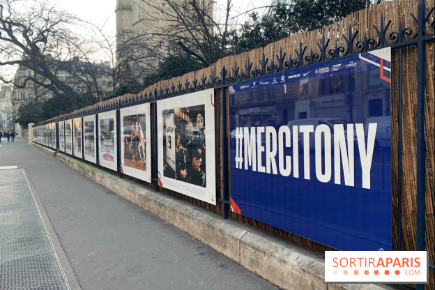 Exposition photo Tony Parker Tour Saint-Jacques 