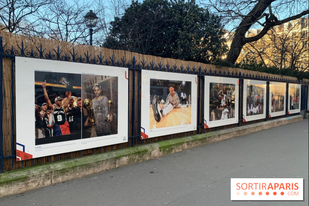 Exposition photo Tony Parker Tour Saint-Jacques 