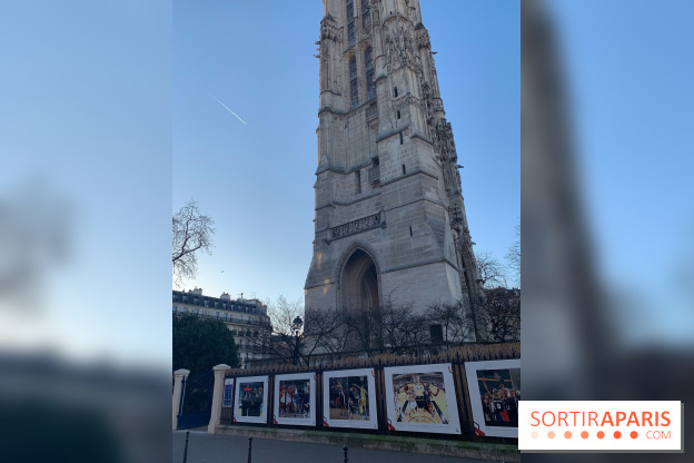 Exposition photo Tony Parker Tour Saint-Jacques 