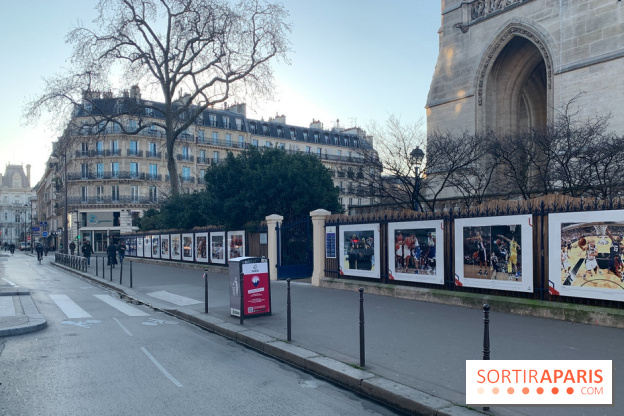 Exposition photo Tony Parker Tour Saint-Jacques 