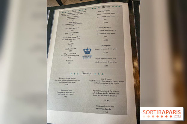 Mayfair Garden, le restaurant indien à Paris - album photo