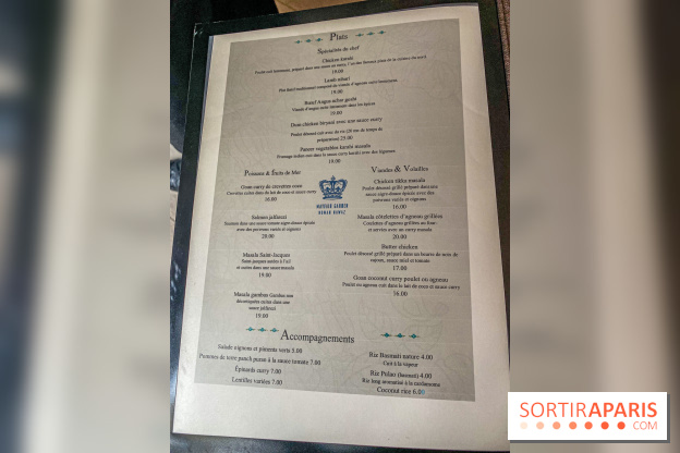 Mayfair Garden, le restaurant indien à Paris - album photo