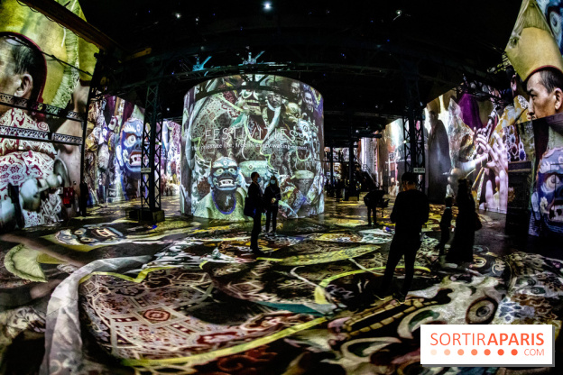 Photos : Exposition immersive Jimmy Nelson : The last sentinels à l’Atelier des Lumières 