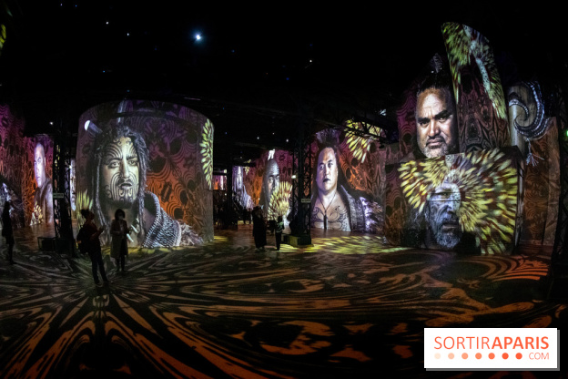 Photos : Exposition immersive Jimmy Nelson : The last sentinels à l’Atelier des Lumières 