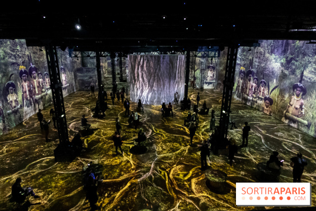 Photos : Exposition immersive Jimmy Nelson : The last sentinels à l’Atelier des Lumières 