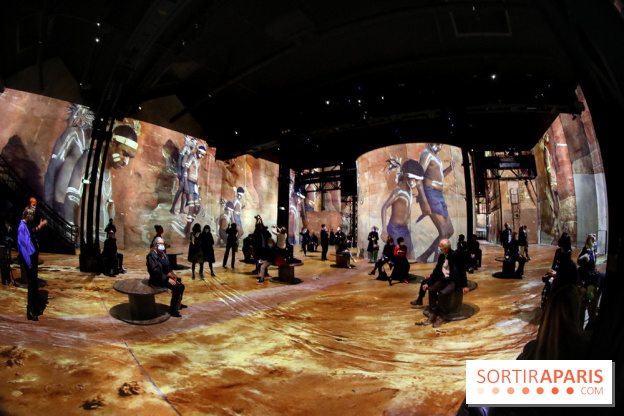 Photos : Exposition immersive Jimmy Nelson : The last sentinels à l’Atelier des Lumières 