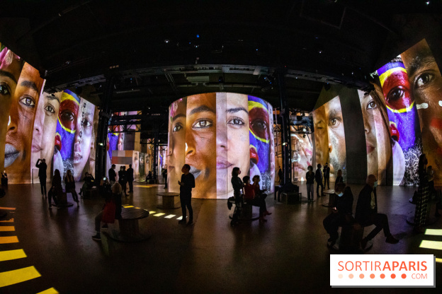 Photos : Exposition immersive Jimmy Nelson : The last sentinels à l’Atelier des Lumières 