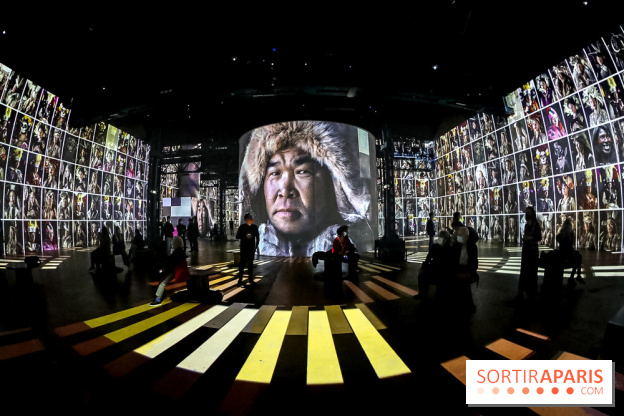 Photos : Exposition immersive Jimmy Nelson : The last sentinels à l’Atelier des Lumières 