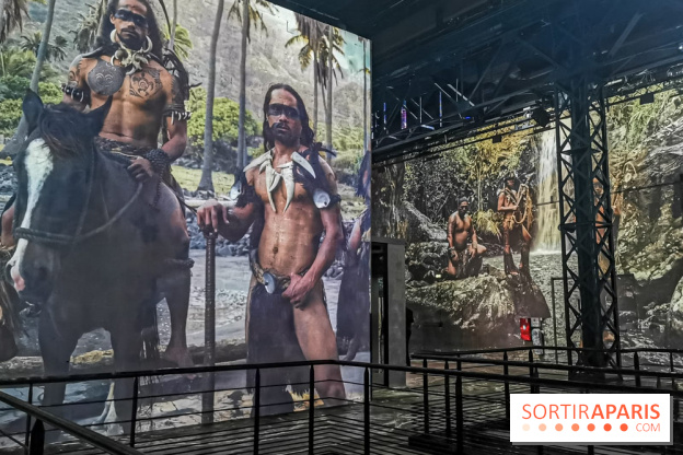 Photos : Exposition immersive Jimmy Nelson : The last sentinels à l’Atelier des Lumières 