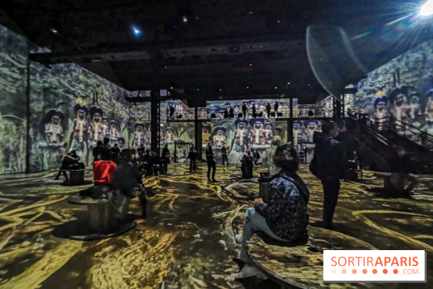 Photos : Exposition immersive Jimmy Nelson : The last sentinels à l’Atelier des Lumières 