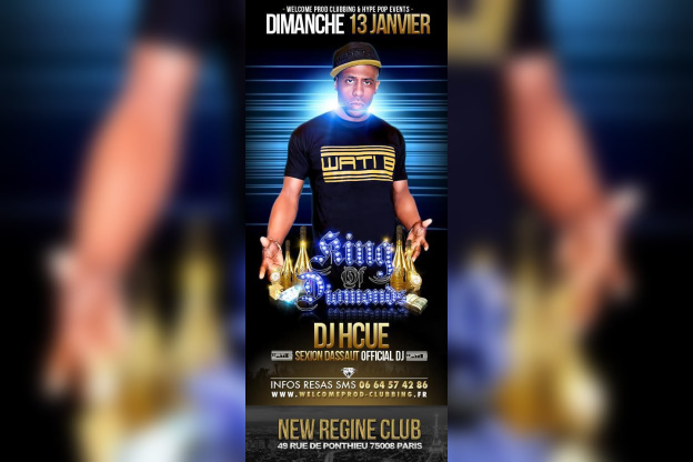  [Description] 	 ??Ce dim. 13/01 King Of Diamonds party spéciale DJ HCUE @ NEW REGINE ??