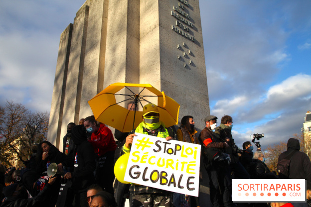 Sécurité Globale : Manifestation Trocadéro 