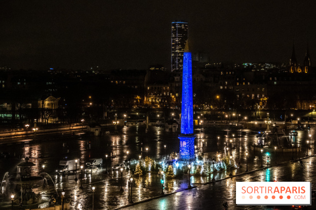 Photos : Illuminations et sapins de Noël Place de la Concorde