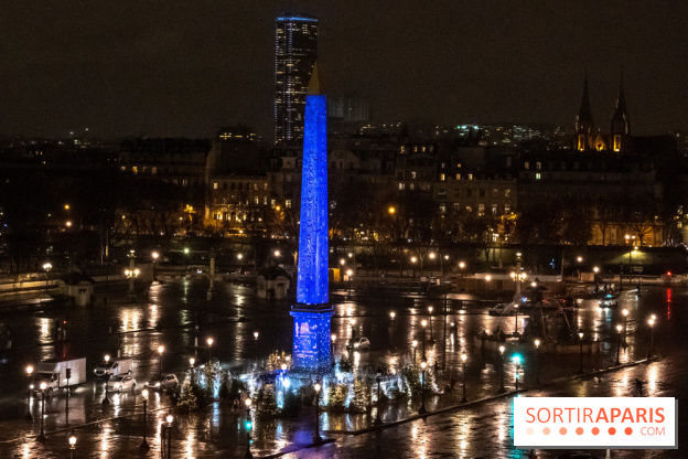 Photos : Illuminations et sapins de Noël Place de la Concorde