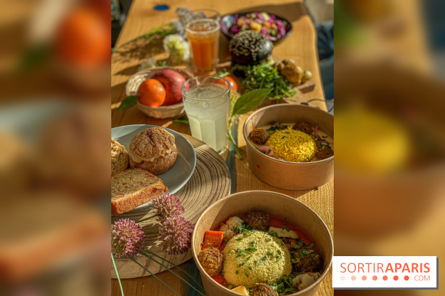 Photos : Flower Food, cantine végétarienne et vegan