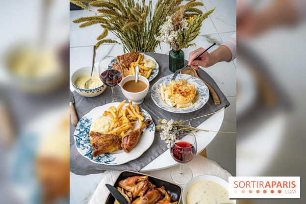 Menu volaille et truffe du Coq Rico, les photos