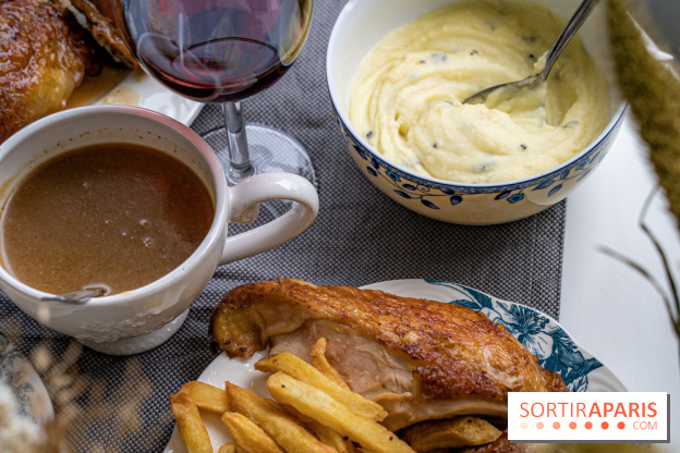 Menu volaille et truffe du Coq Rico, les photos