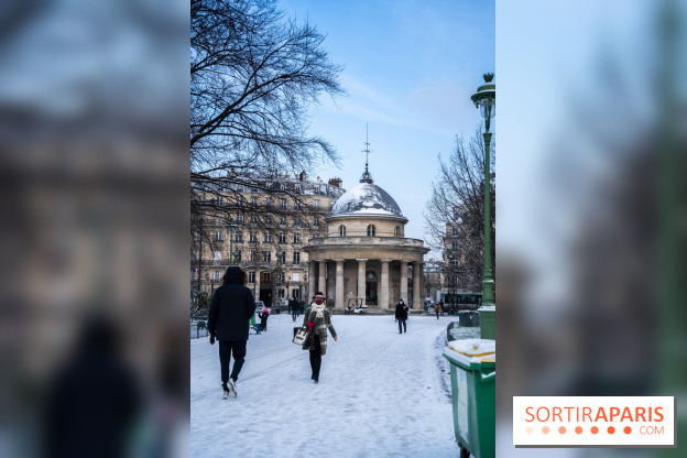 La Neige à Paris ce 10 février 2021