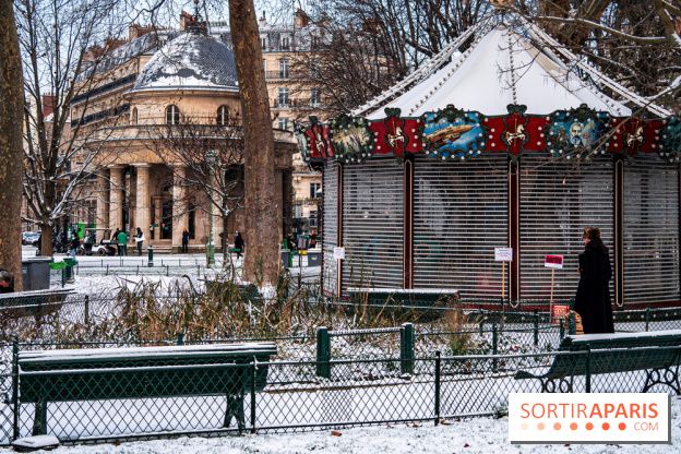 La Neige à Paris ce 10 février 2021