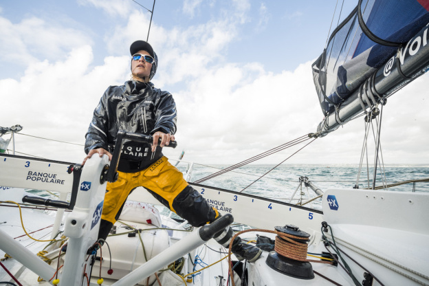 Clarisse Crémer, navigatrice de Banque Populaire X, les photos