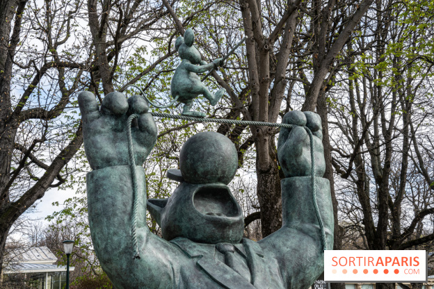 Exposition Geluck sur les Champs-Elysées 