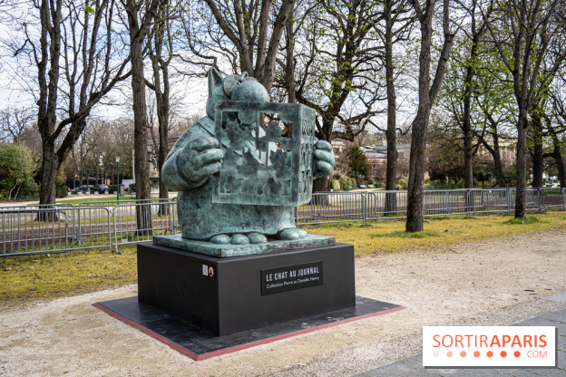 Exposition Geluck sur les Champs-Elysées 