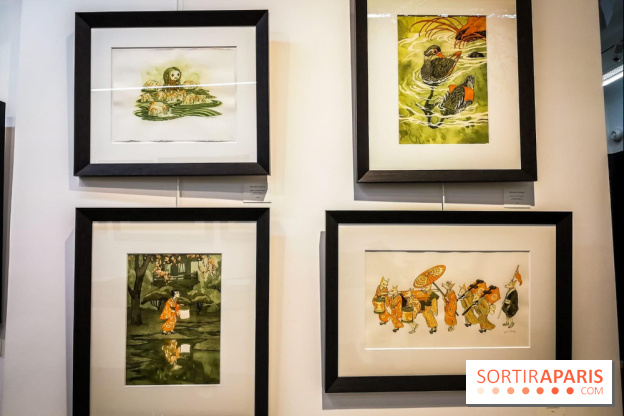 Shizen, l'expo gratuite de Benjamin Lacombe à la galerie Daniel Maghen - nos photos