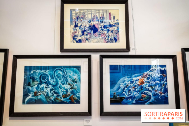 Shizen, l'expo gratuite de Benjamin Lacombe à la galerie Daniel Maghen - nos photos