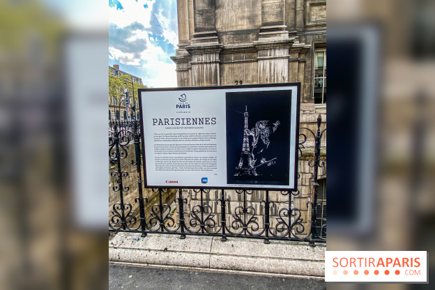 Parisiennes, l'exposition photos de Nikos Aliagas sur les grilles de l'Hôtel de Ville