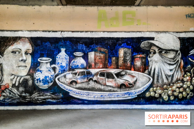 Spot 13 : le lieu éphémère de street art en plein air à Paris, nos photos