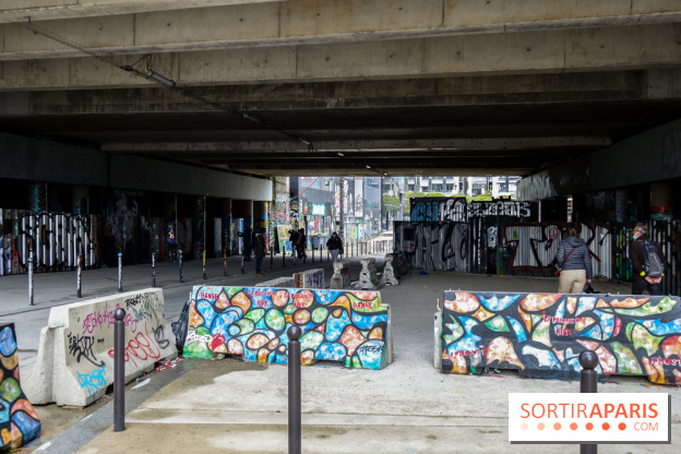 Spot 13 : le lieu éphémère de street art en plein air à Paris, nos photos