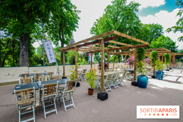 Hanami Paris, Ła terrasse éphémère du Trocadéro