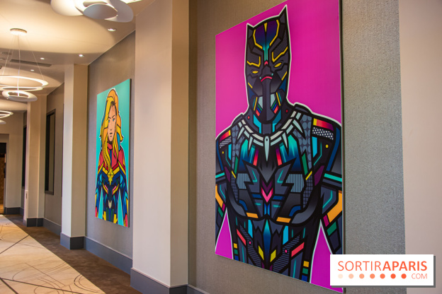 Hôtel Marvel à Disneyland Paris : nos photos du Disney's hotel New York - The Art of Marvel