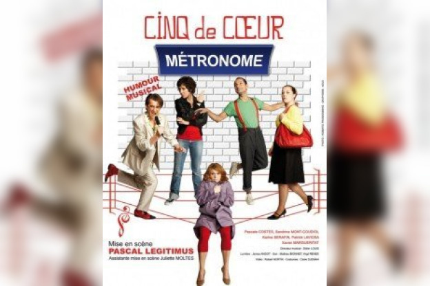 Métronome, Cinq de Cœur, Pascal Legitimus,Théâtre, Ranelagh, Paris 