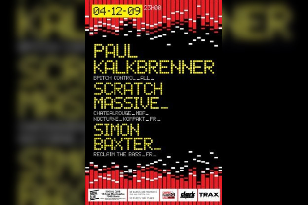 Scratch Massive, Social Club, Soirée, Paris