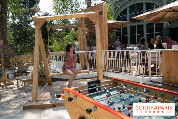 Le Beach Parisienne du Chalet du lac, la plage estivale à Paris