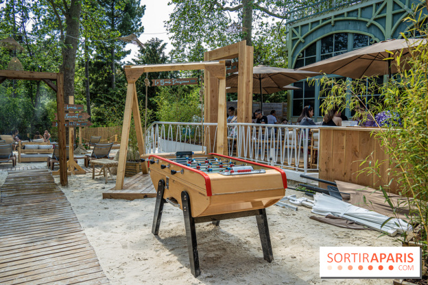 Le Beach Parisienne du Chalet du lac, la plage estivale à Paris